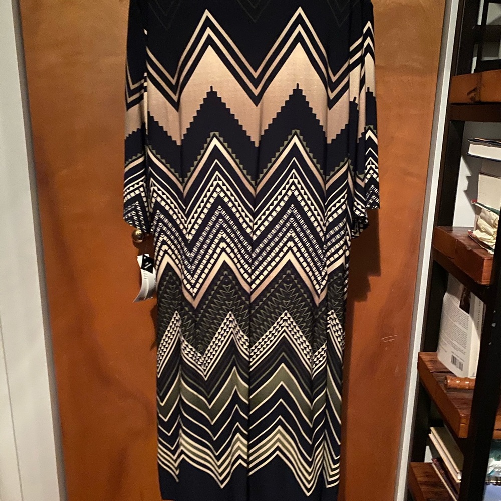 Knee length plus size dress